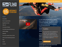 Tablet Screenshot of fl140-parachutisme.com